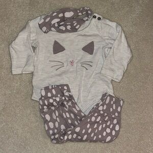 Jessica Simpson polkadot kitty outfit with headband
